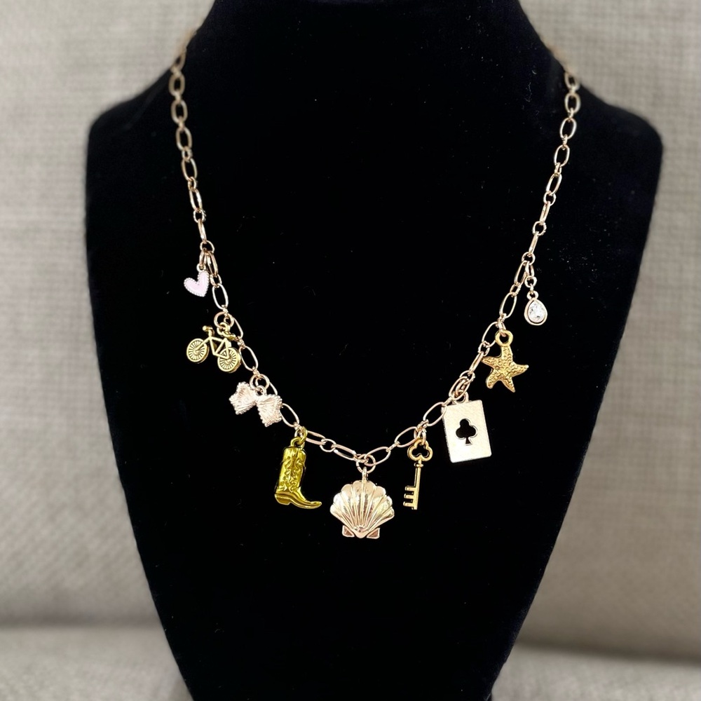 Handmade charm necklace